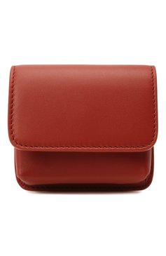 Кожаный чехол для airpods pro LORO PIANA бордового цвета, арт. FAL8177 | Фото 1 (Материал: Натуральная кожа; Женское Кросс-КТ: Кожа AirPods)
