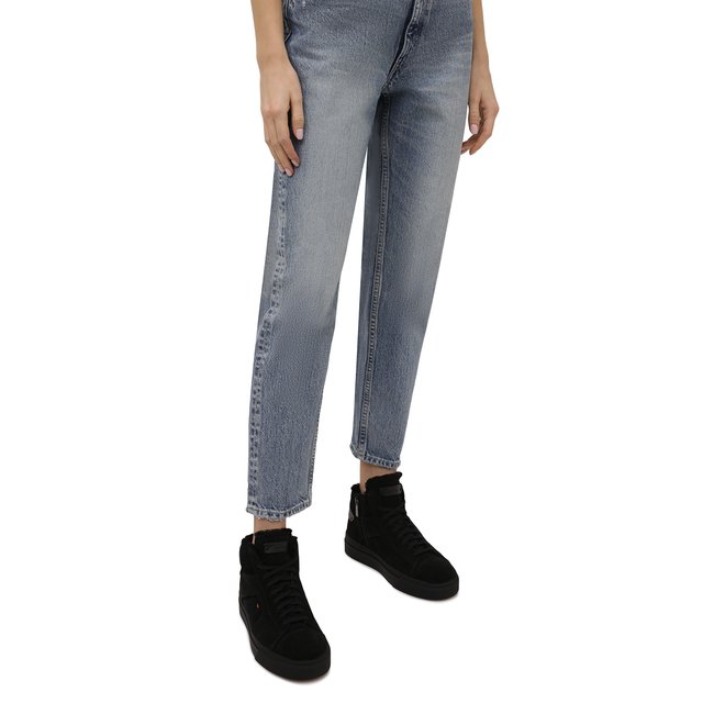 фото Замшевые кеды santoni