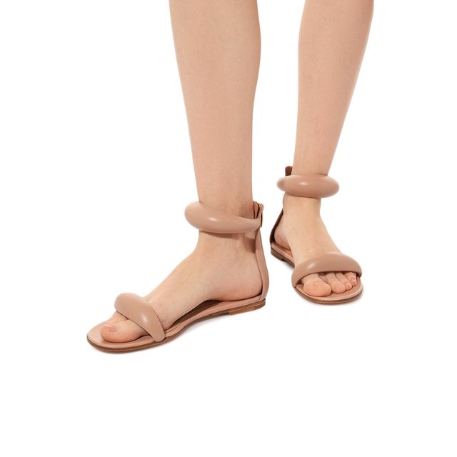 Кожаные сандалии Bijoux Gianvito Rossi G61604.05CU0.NAPPEAH Фото 3