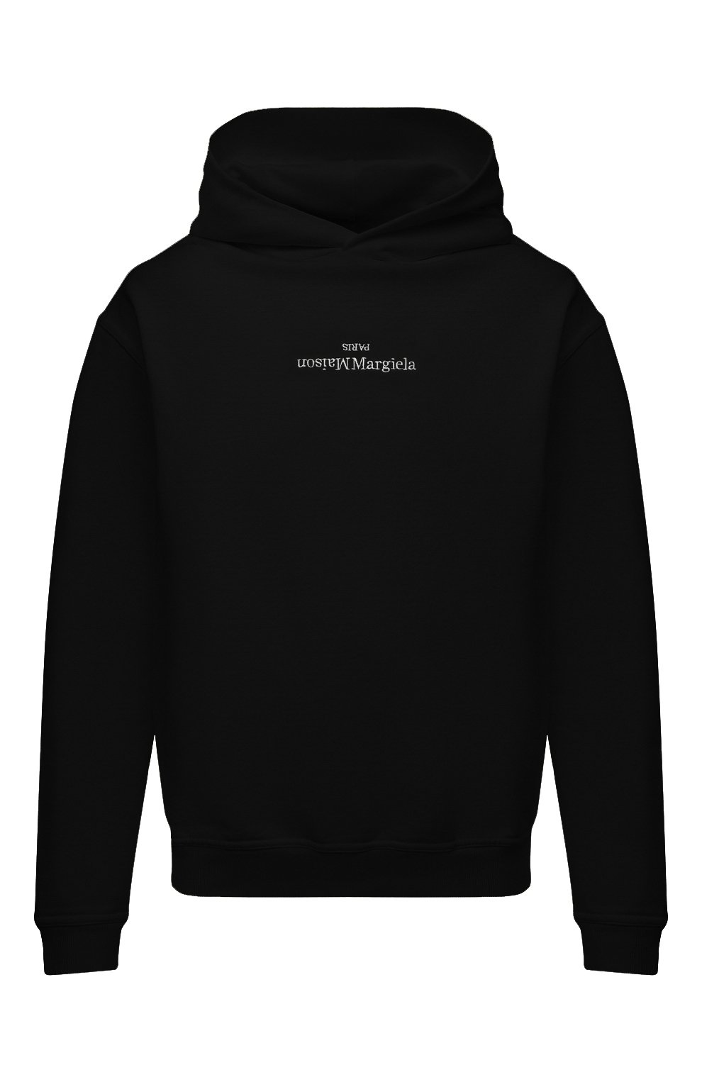 Мужской черный хлопковое худи MAISON MARGIELA купить в интернет ...