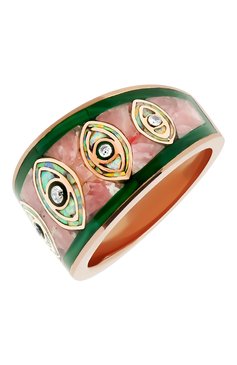 Женские кольцо JACQUIE AICHE бесцветного цвета, арт. 2107077 | Фото 2 (Драгоценные камни: Бриллианты; Материал сплава: Розовое золото)
