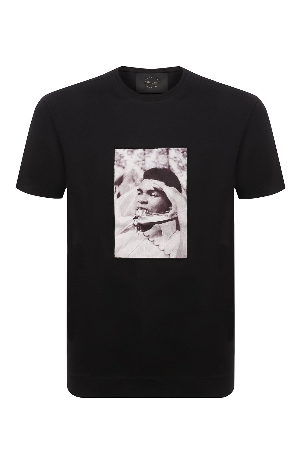 Мужская хлопковая футболка LIMITATO черного цвета, арт. BUSY/T-SHIRT | Фото 1 (Рукава: Короткие; Длина (для топов): Стандартные; Стили: Гранж; Принт: С принтом; Материал внешний: Хлопок)
