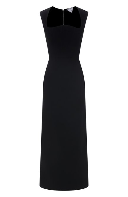 Женское платье из вискозы BOTTEGA VENETA черного цвета по цене 242500 руб., арт. 652071/V0000 | Фото 1