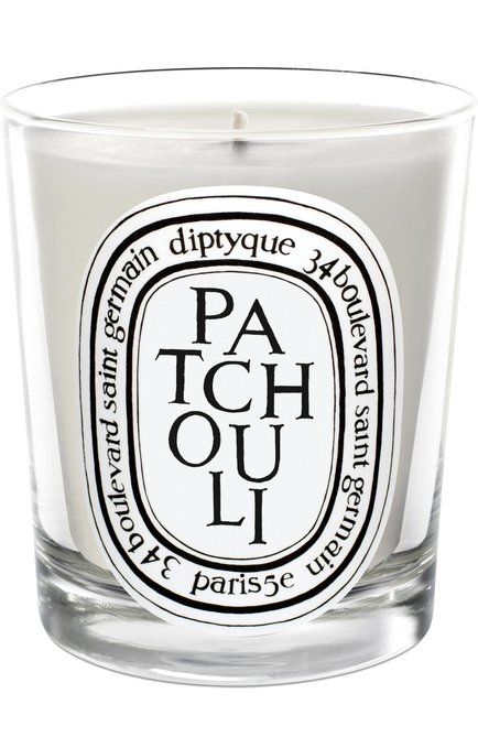 Свеча patchouli DIPTYQUE бесцветного цвета, арт. 3700431403056 | Фото 1 (Статус проверки: Проверена категория; Ограничения доставки: flammable)