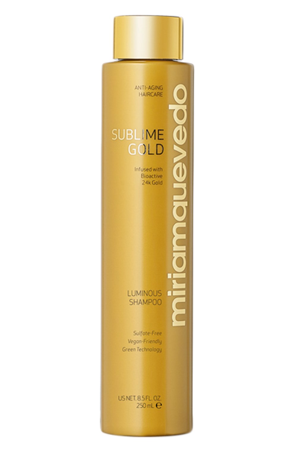 Золотой шампунь для сияния волос Sublime Gold (250ml) MIRIAMQUEVEDO для ...