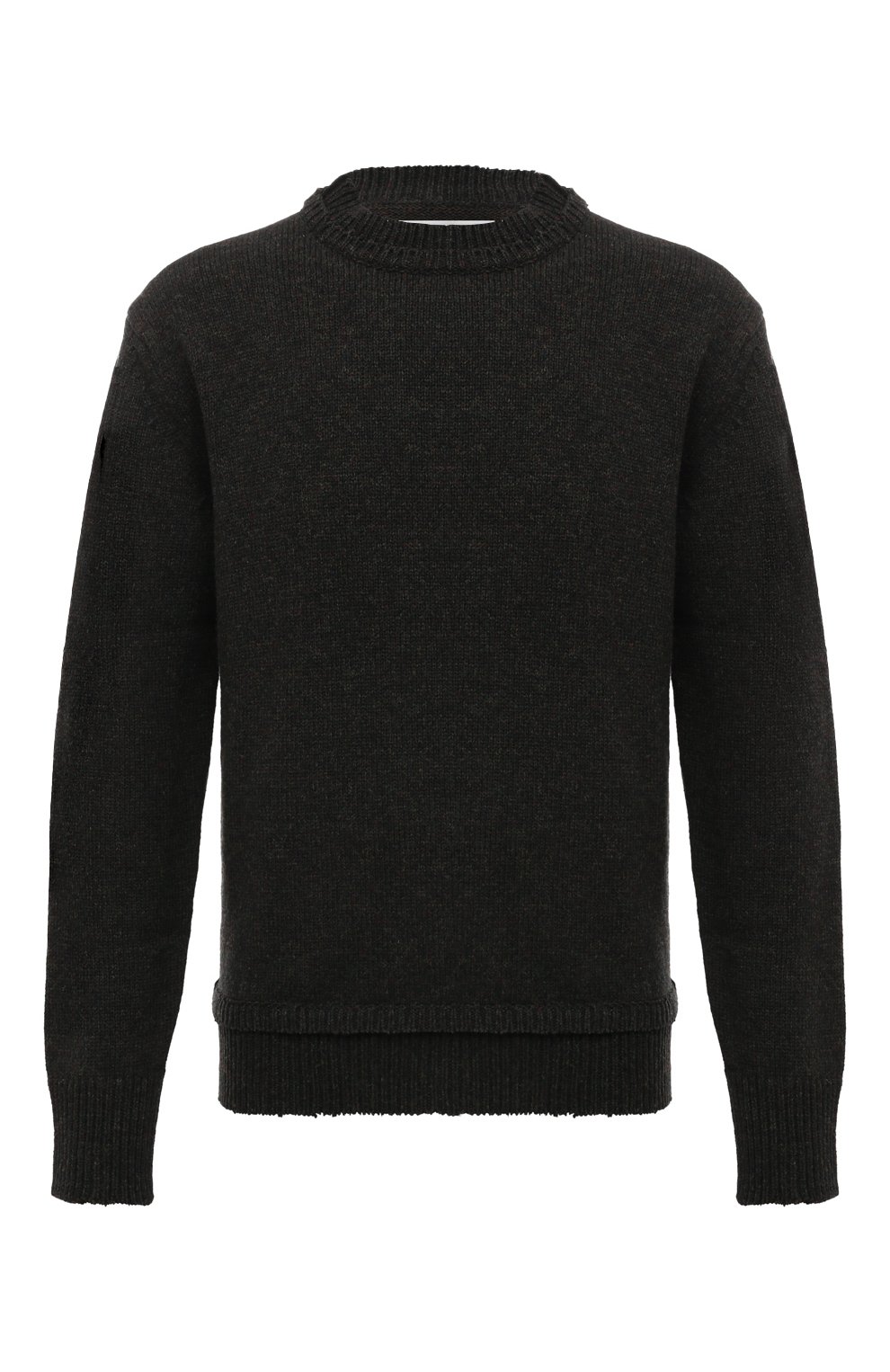 Мужской хаки свитер из шерсти и льна MAISON MARGIELA купить в интернет ...