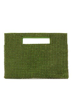 Женская сумка lucinda nano CULT GAIA зеленого цвета, арт. SH2544PS | Фото 6 (Сумки-технические: Сумки top-handle; Материал сплава: Проставлено; Материал: Текстиль; Драгоценные камни: Проставлено; Размер: small)