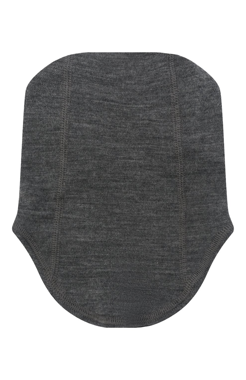 Детского шерстяная шапка-балаклава WOOL&COTTON серого цвета, арт. BRUCH | Фото 2 (Материал: Текстиль, Шерсть)