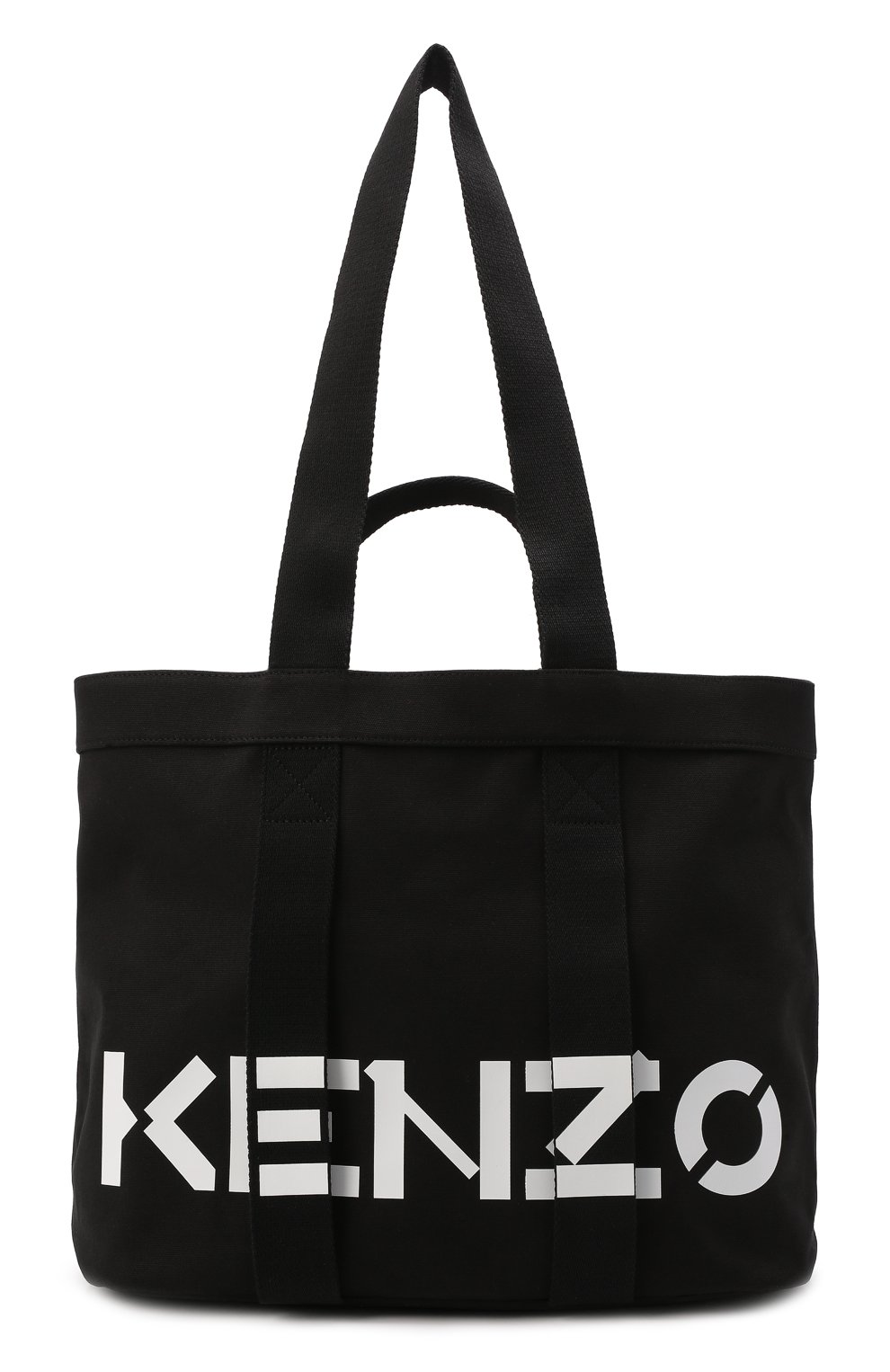 Женский сумка-шопер kenzokaba large KENZO черного цвета, арт. FC52SA911F01 | Фото 1 (Сумки-технические: Сумки-шопперы; Региональные ограничения белый список (Axapta Mercury): RU; Материал: Текстиль; Размер: large)