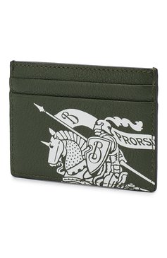 Мужской кожаный футляр для кредитных карт sandon BURBERRY хаки цвета, арт. 8005984 | Фото 2 (Материал: Натуральная кожа; Статус проверки: Проверено, Проверена категория)
