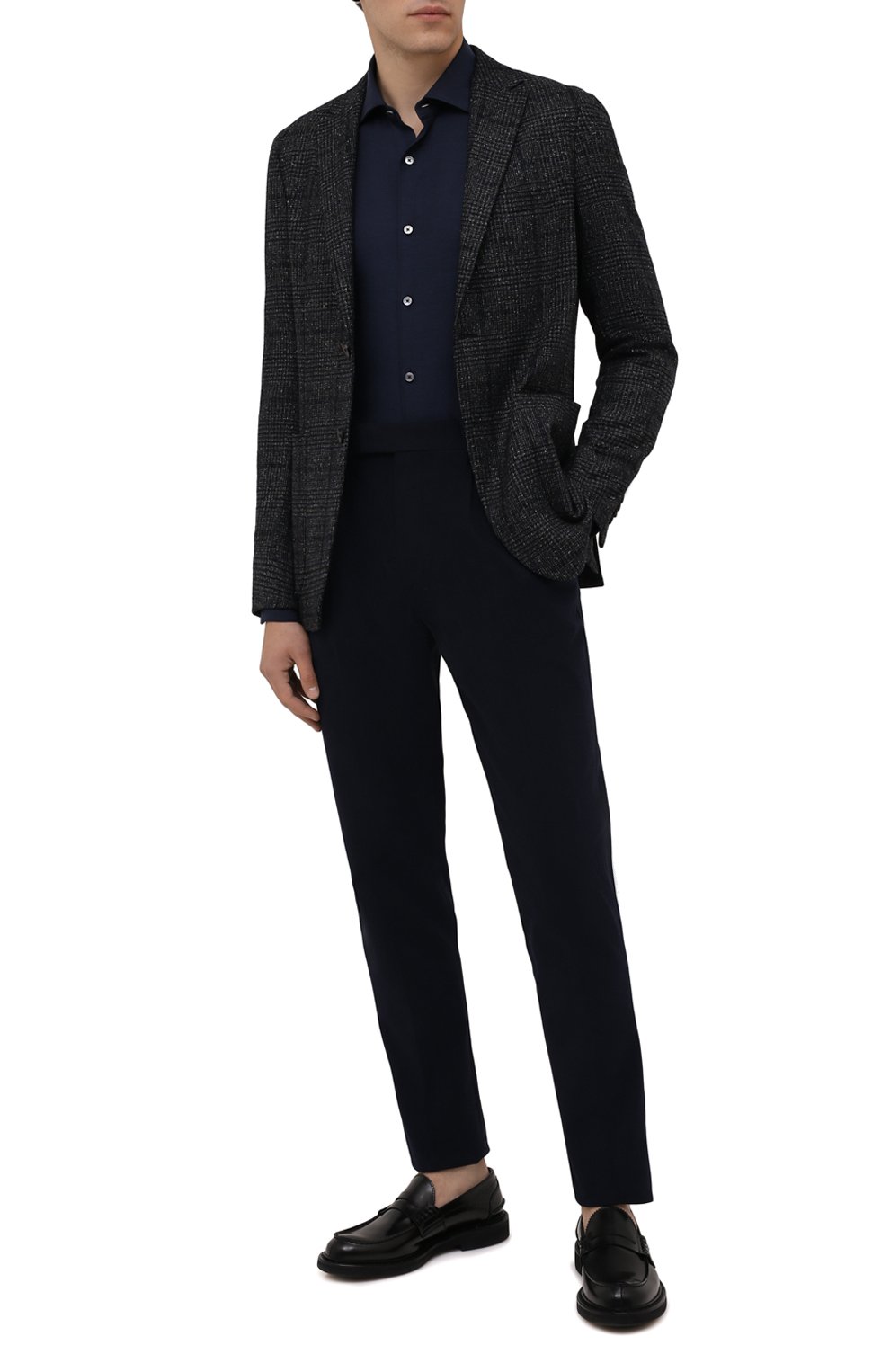 Хлопковые брюки Ermenegildo Zegna  UVI14/TP24 Фото 2