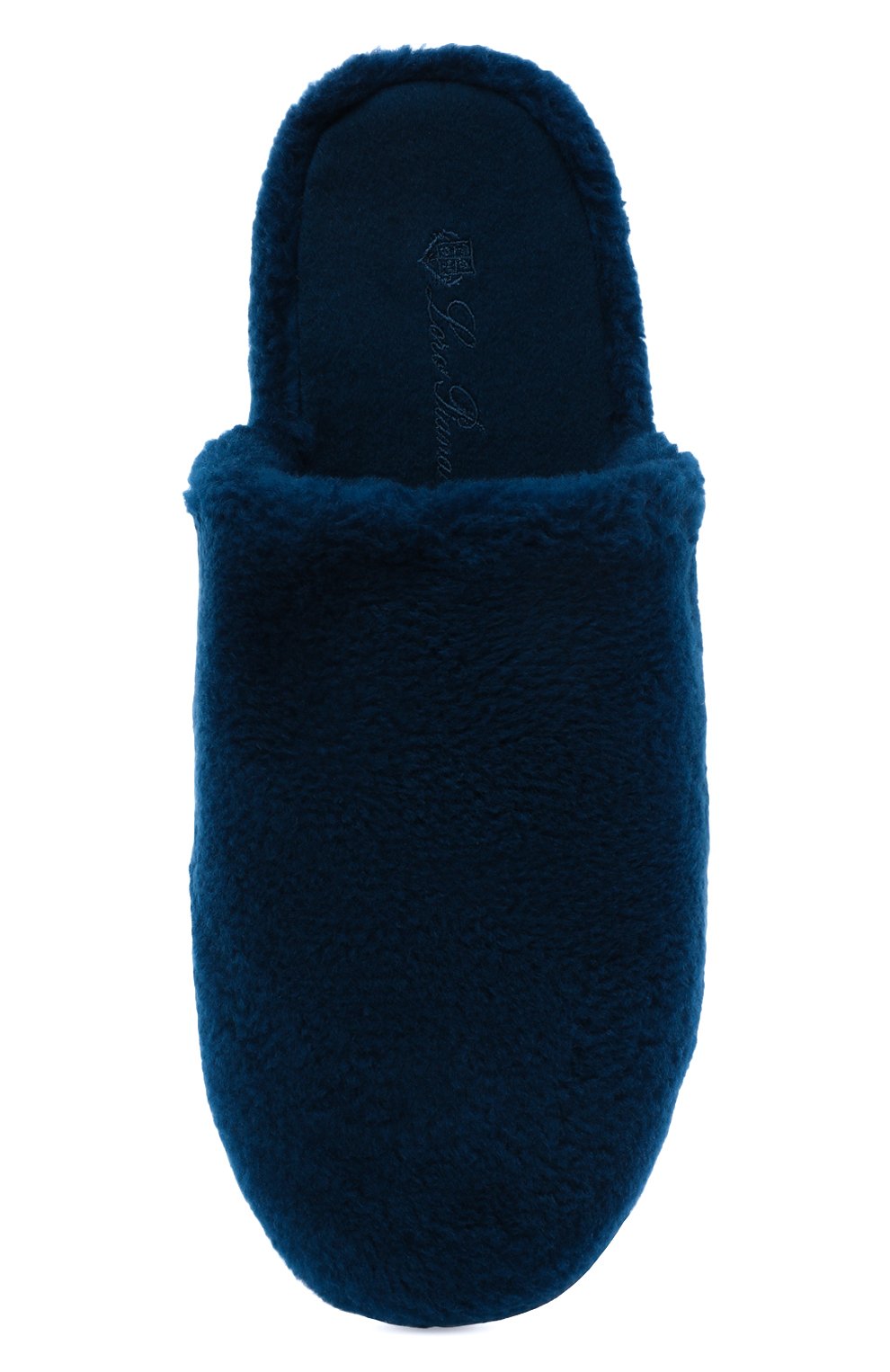 Мужского текстильные домашние туфли LORO PIANA синего цвета, арт. FAL9652 | Фото 6 (Материал внешний: Текстиль; Материал внутренний: Текстиль)
