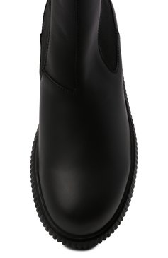 Мужские кожаные челси LANVIN черного цвета, арт. FM-B0LI01-GRIF-A21 | Фото 5 (Каблук высота: Высокий; Материал внутренний: Натуральная кожа; Материал сплава: Проставлено; Материал утеплителя: Без утеплителя; Подошва: Массивная; Драгоценные камни: Проставлено; Мужское Кросс-КТ: Сапоги-обувь, Челси-обувь)