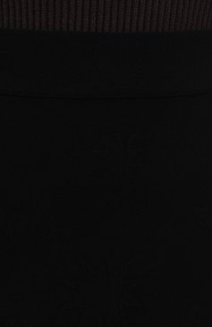 Женская юбка из вискозы ALEXANDER MCQUEEN черного цвета, арт. 667773/Q1AVB | Фото 5 (Женское Кросс-КТ: Юбка-карандаш, Юбка-одежда; Кросс-КТ: Трикотаж; Длина Ж (юбки, платья, шорты): До колена; Материал внешний: Вискоза; Стили: Кэжуэл)