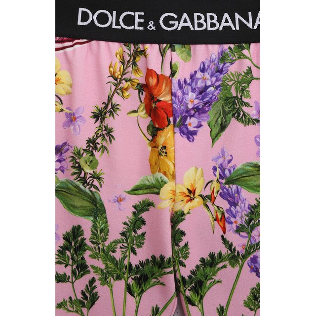 Хлопковые леггинсы Dolce & Gabbana L5JP3J/G7I0S/2-6 Фото 3