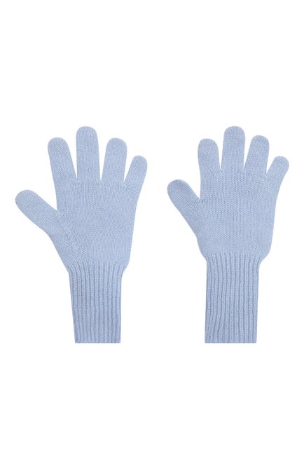 Детские кашемировые перчатки GIORGETTI CASHMERE голубого цвета, арт. MB1699/14A | Фото 2 (Материал: Шерсть, Кашемир, Текстиль; Региональные ограничения белый список (Axapta Mercury): RU)
