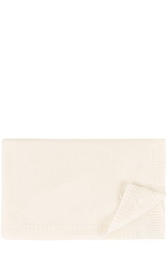 Детского одеяло из кашемира BABY T белого цвета, арт. 16AIC882C0 | Фото 2 (Материал: Текстиль, Кашемир, Шерсть; Материал внутренний: Не назначено; Материал сплава: Проставлено; Нос: Не проставлено; Статус проверки: Проверена категория)