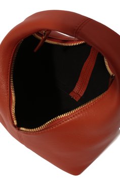 Женская сумка panier mini FRENZLAUER коричневого цвета, арт. MINI PANIER | Фото 5 (Сумки-технические: Сумки top-handle; Материал: Натуральная кожа; Размер: mini)