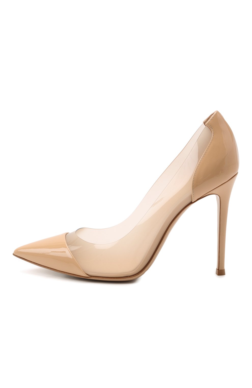 Комбинированные туфли Plexi Pump Gianvito Rossi  G20140.15RIC.VGLNUNU Фото 4