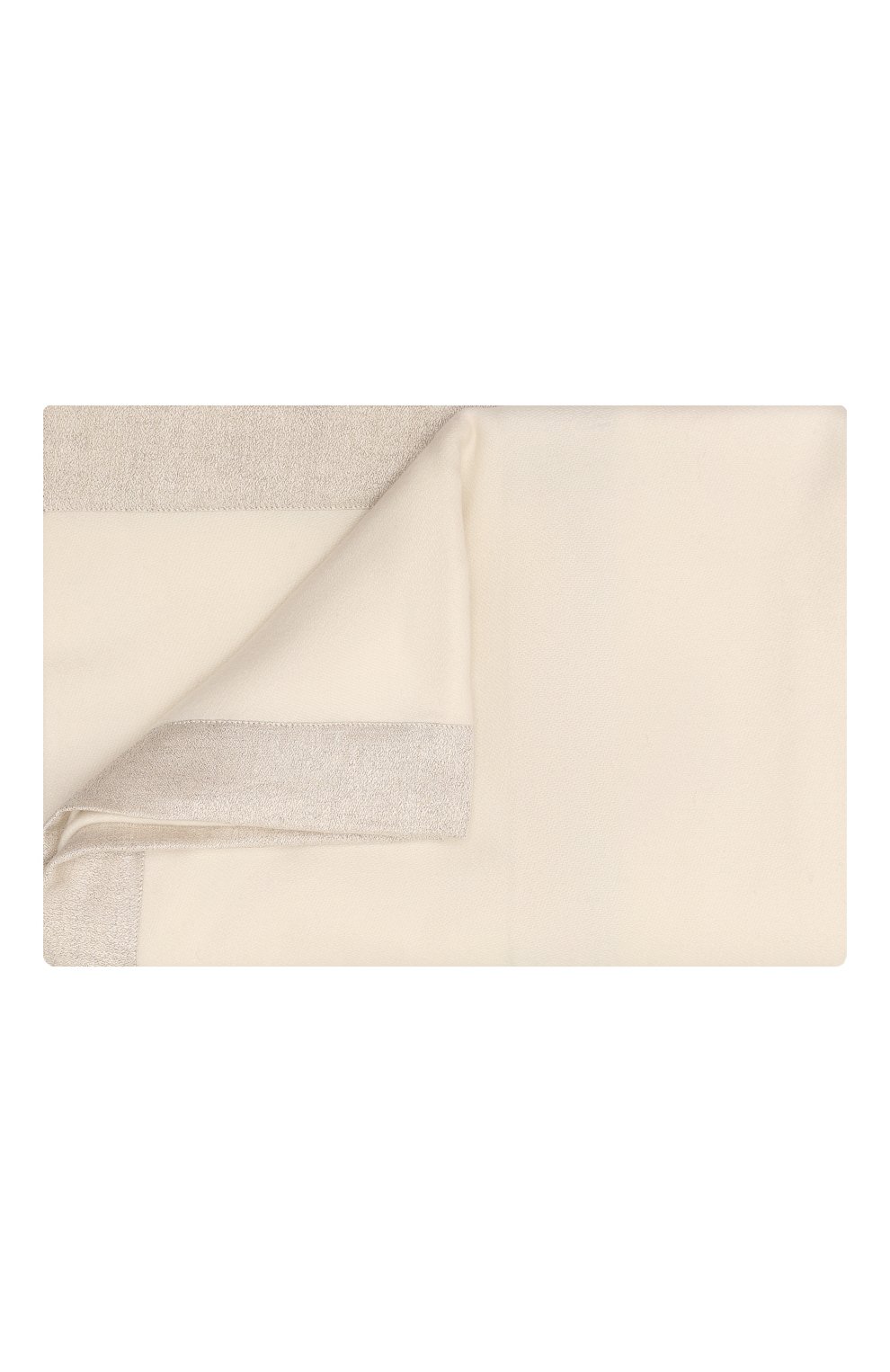 Кашемировый плед cashmere&linen crepe FRETTE белого цвета, арт. FR6731 F0400 130E | Фото 1 (Re-sync: On; Региональные ограничения белый список (Axapta Mercury): Не проставлено; Нос: Не проставлено)