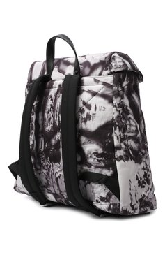 Мужской текстильный рюкзак PRADA серого цвета, арт. 2VZ089-2DXT-F0424-OOO | Фото 2 (Материал: Текстиль; Стили: Кэжуэл; Размер: large)