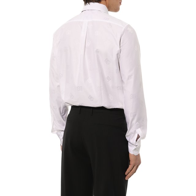 фото Хлопковая рубашка dolce & gabbana