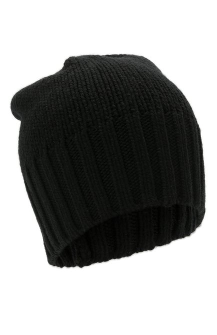 Мужская кашемировая шапка INVERNI черного цвета, арт. 4226 CM | Фото 1 (Материал: Шерсть, Кашемир, Текстиль; Кросс-КТ: Трикотаж)