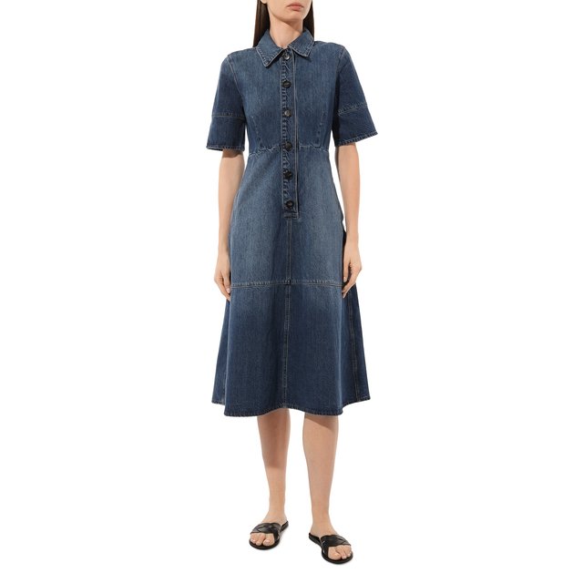 фото Джинсовое платье co