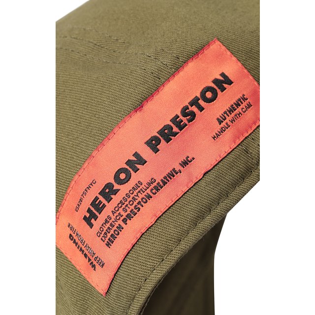 фото Хлопковая бейсболки heron preston