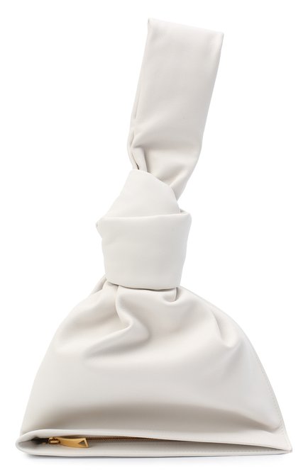 Женская сумка twist mini BOTTEGA VENETA белого цвета, арт. 652001/VCP40 | Фото 1 (Сумки-технические: Сумки top-handle; Материал: Натуральная кожа; Размер: mini; Региональные ограничения белый список (Axapta Mercury): RU)