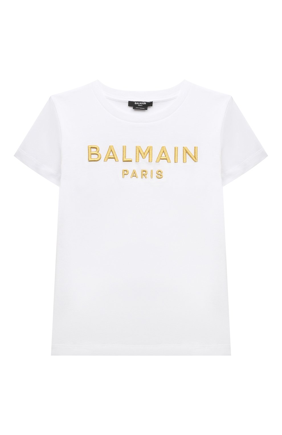 Хлопковая футболка Balmain BS8B31
