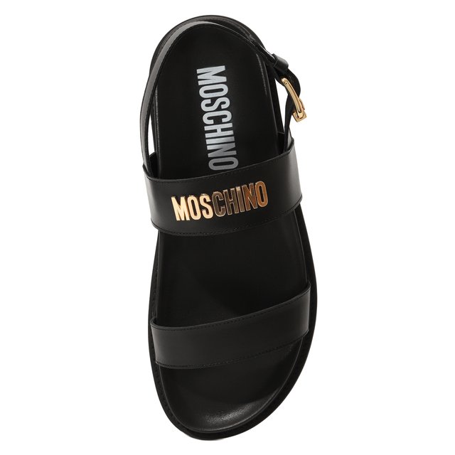 фото Кожаные сандалии moschino