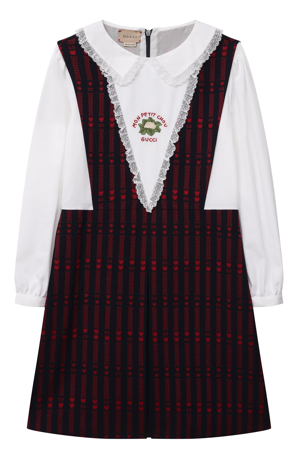 Хлопковое платье Gucci 657676/ZAHA4