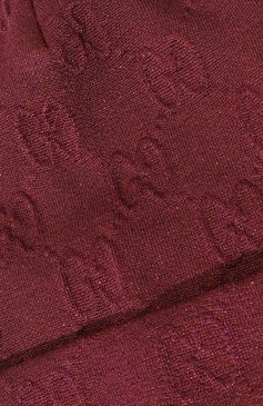 Женская шапка GUCCI розового цвета, арт. 661488 3GACM | Фото 4 (Материал: Текстиль, Пластик, Синтетический материал; Материал сплава: Проставлено; Нос: Не проставлено)