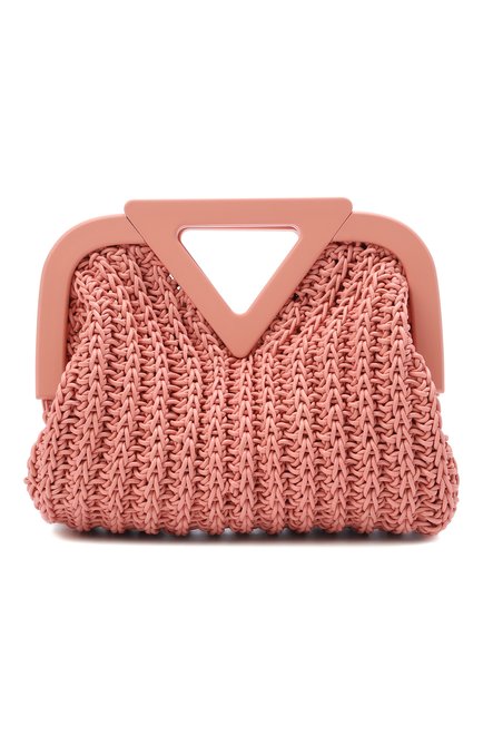Женская сумка point small BOTTEGA VENETA светло-розового цвета по цене 564500 руб., арт. 658654/V0T21 | Фото 1