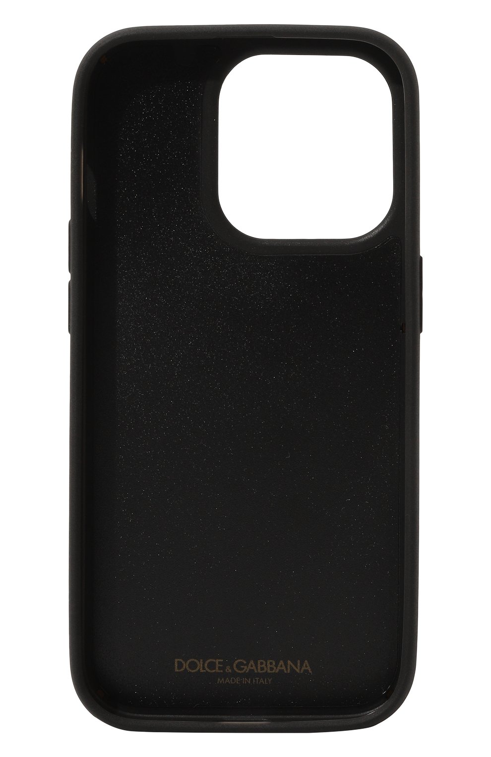 Кожаный чехол для iphone 14 pro DOLCE & GABBANA черного цвета, арт. BP3245/AG219 | Фото 2 (Региональные ограничения белый список (Axapta Mercury): Не проставлено; Нос: Не проставлено)
