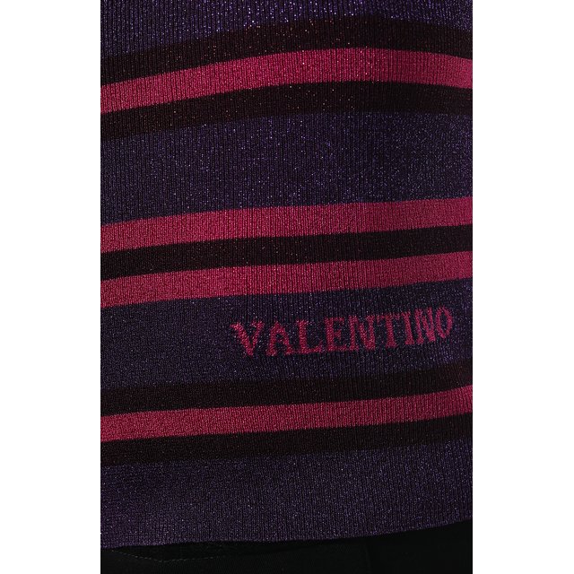 Топ из вискозы Valentino XB3KM02N703 Фото 5