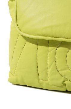 Женский рюкзак peggy small VIC MATIE салатового цвета, арт. 1C0224T_999BE70200 | Фото 3 (Материал: Натуральная кожа; Размер: mini; Стили: Спорт)