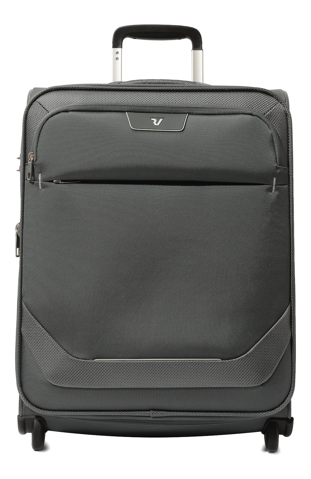 Мужской текстильный дорожный чемодан joy small RONCATO серого цвета, арт. 41620322 | Фото 6 (Материал: Текстиль; Размер: large; Ограничения доставки: oversized)