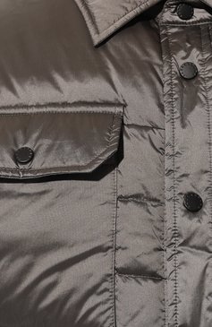 Мужская пуховая куртка PAUL&SHARK серого цвета, арт. 13312153 | Фото 5 (Кросс-КТ: Куртка; Рукава: Длинные; Материал внешний: Синтетический материал; Материал сплава: Проставлено; Мужское Кросс-КТ: Куртка-пуховая; Материал подклада: Синтетический материал; Драгоценные камни: Проставлено; Длина (верхняя одежда): Короткие; Материал утеплителя: Пух и перо; Стили: Кэжуэл)