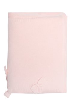 Детского шерстяное одеяло BABY T светло-розового цвета, арт. 20AI102C0IMB | Фото 1 (Материал: Текстиль, Шерсть)
