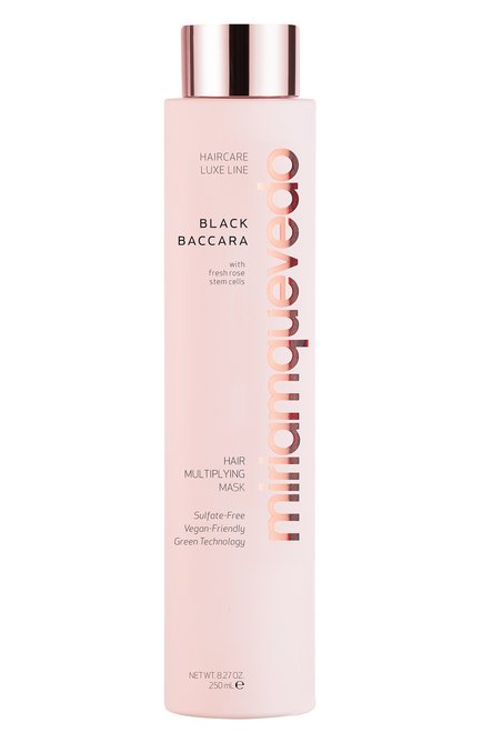 Маска для уплотнения и объема волос с экстрактом розы black baccara (250ml) MIRIAMQUEVEDO бесцветного цвета, арт. 744 | Фото 1