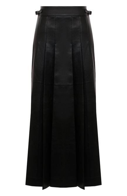 Женская кожаная юбка GABRIELA HEARST черного цвета по цене 331000 руб., арт. 120317 L001 | Фото 1