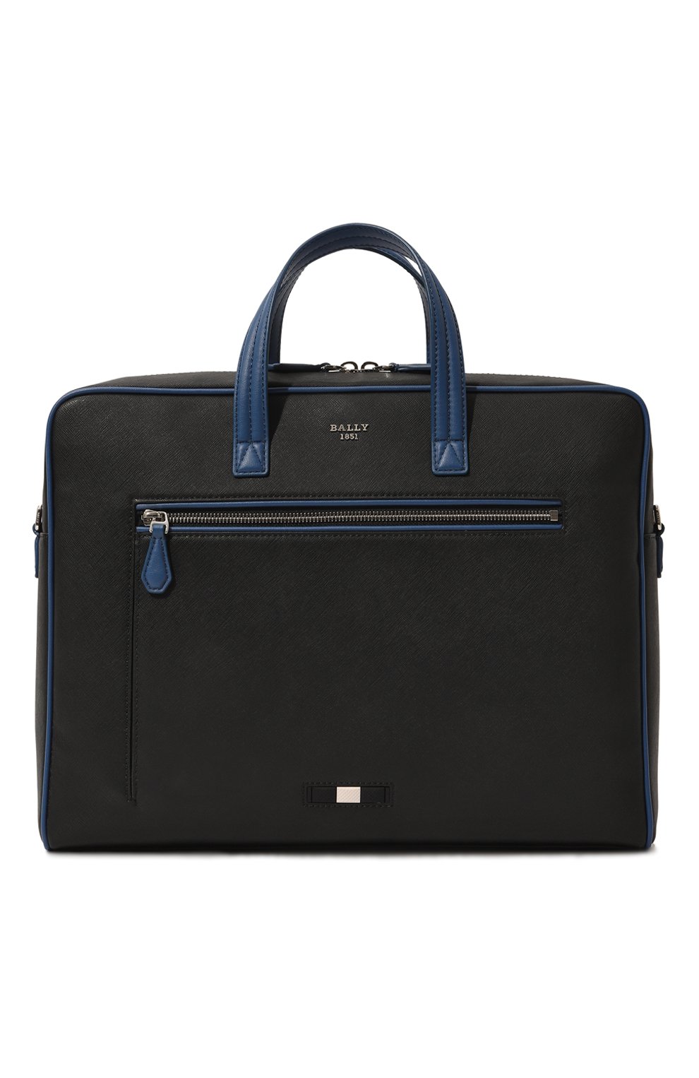 Мужская черная кожаная сумка для ноутбука BALLY купить в интернет ...