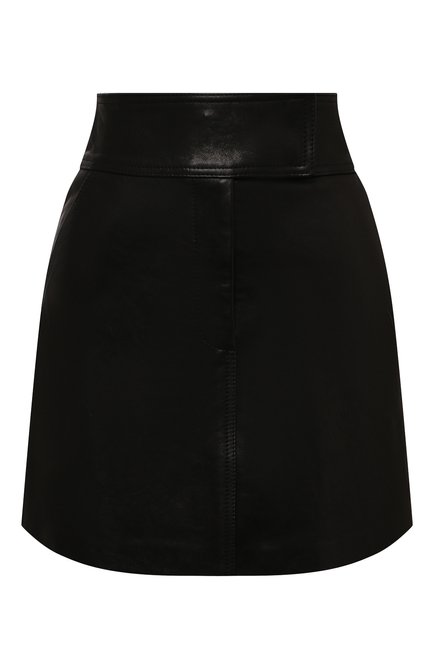 Женская кожаная юбка KHAITE черного цвета по цене 199500 руб., арт. 4044730/GIULIA | Фото 1