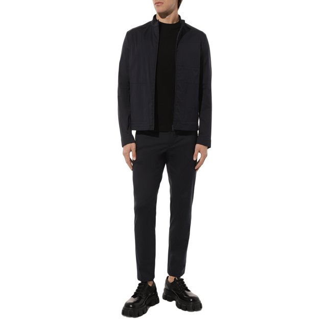 Хлопковые брюки Prada  UP0145-Z21-F0V41-211 Фото 2