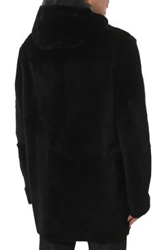 Мужская двусторонняя дубленка DESA черного цвета, арт. K12926 | Фото 7 (Материал внешний: Натуральный мех; Стили: Кэжуэл)