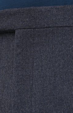 Мужские брюки из шерсти и хлопка RALPH LAUREN синего цвета, арт. 798804746 | Фото 5 (Материал внешний: Шерсть; Длина (брюки, джинсы): Стандартные; Случай: Повседневный; Региональные ограничения белый список (Axapta Mercury): Не проставлено, RU; Материал сплава: Проставлено; Драгоценные камни: Проставлено; Материал подклада: Вискоза; Стили: Кэжуэл)
