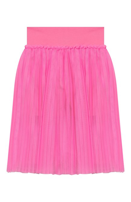 Детская юбка со вшитыми шортами MONNALISA розового цвета по цене 15200 руб., арт. 175702 | Фото 1