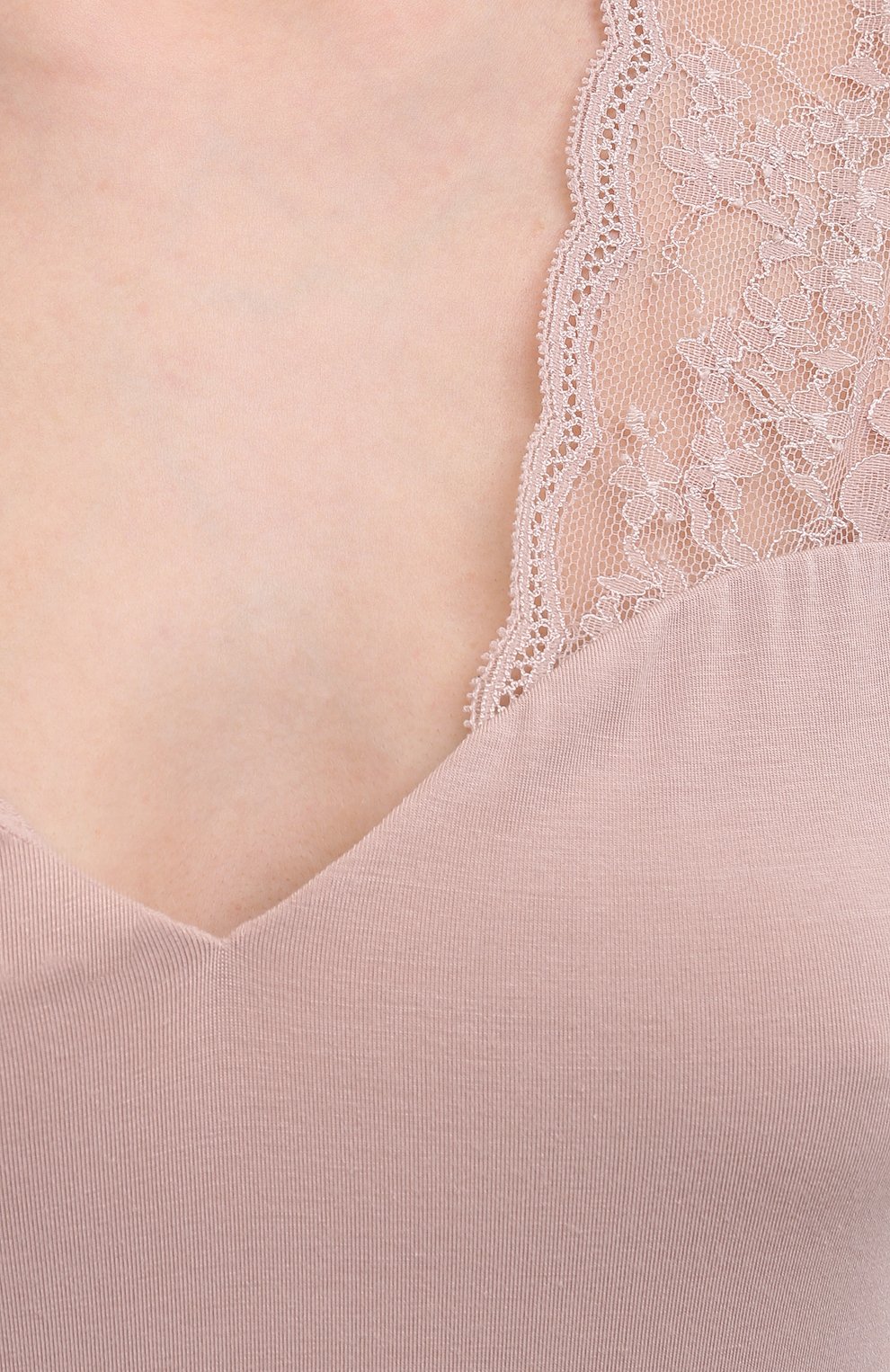 Женская сорочка GIANANTONIO PALADINI светло-розового цвета, арт. S11TC02/L | Фото 5 (Материал внешний: Синтетический материал)